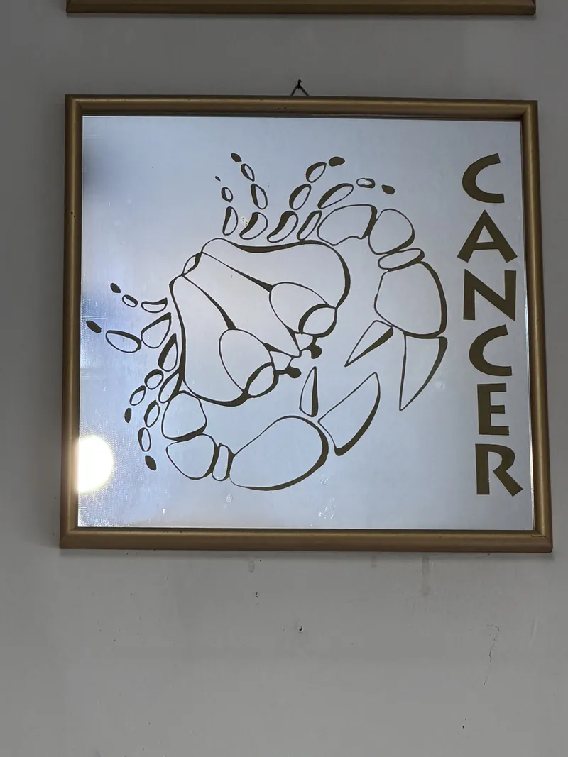 Καθρέφτης Ζώδιο Καρκίνος Χρυσή Κορνίζα